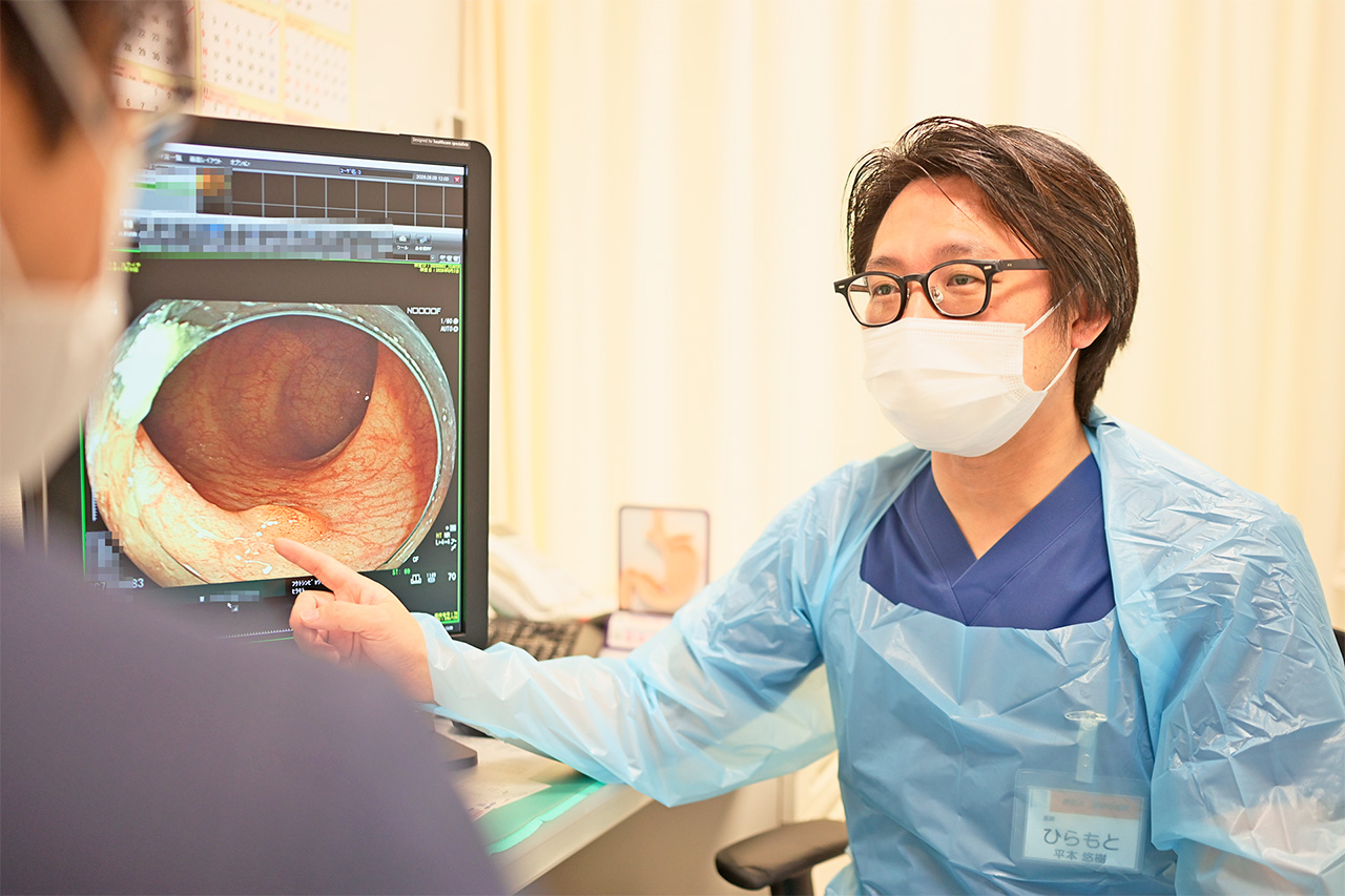 平本医師による検査後の説明